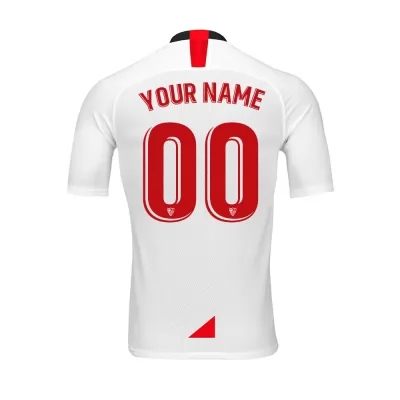 Herren Fußball Dein Name 0 Heimtrikot Weiß Trikot 2019/20 Hemd