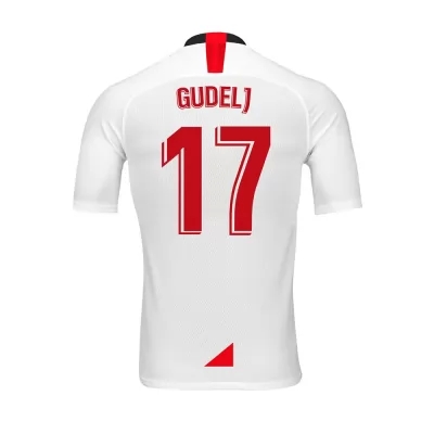 Herren Fußball Nemanja Gudelj 17 Heimtrikot Weiß Trikot 2019/20 Hemd