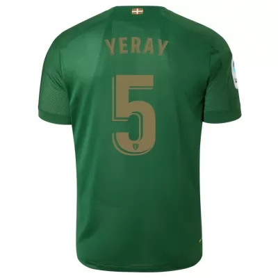 Herren Fußball Yeray Alvarez 5 Auswärtstrikot Grün Trikot 2019/20 Hemd