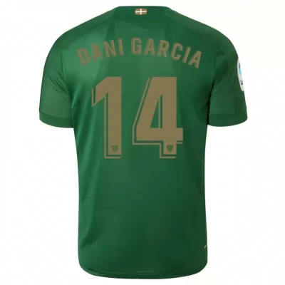 Herren Fußball Dani Garcia 14 Auswärtstrikot Grün Trikot 2019/20 Hemd