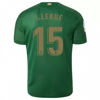 Herren Fußball Inigo Lekue 15 Auswärtstrikot Grün Trikot 2019/20 Hemd