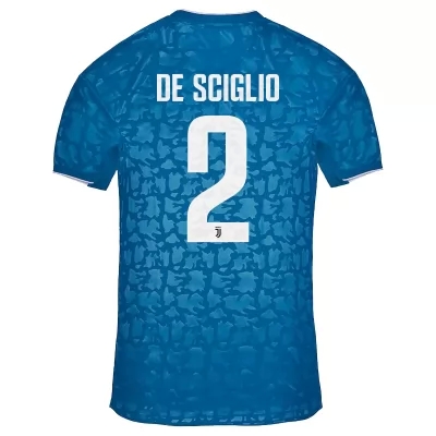 Herren Fußball Mattia De Sciglio 2 Ausweichtrikot Blau Trikot 2019/20 Hemd