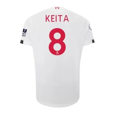 Herren Fußball Naby Keita 8 Auswärtstrikot Weiß Trikot 2019/20 Hemd
