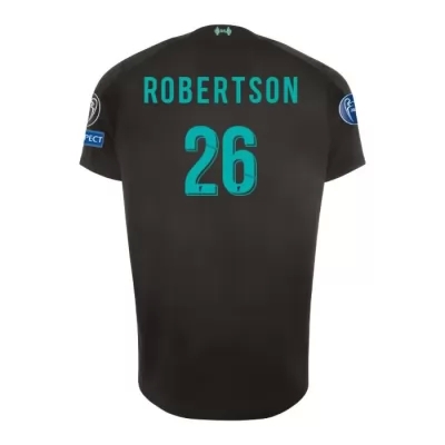 Herren Fußball Andrew Robertson 26 Ausweichtrikot Schwarz Trikot 2019/20 Hemd