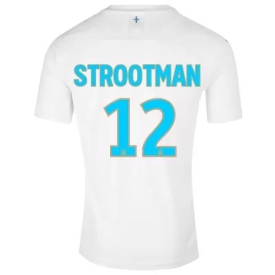 Herren Fußball Kevin Strootman 12 Heimtrikot Weiß Trikot 2019/20 Hemd