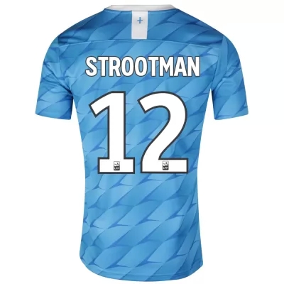 Herren Fußball Kevin Strootman 12 Auswärtstrikot Blau Trikot 2019/20 Hemd