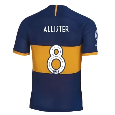 Herren Fußball Alexis Mac Allister 8 Heimtrikot Königsblau Trikot 2019/20 Hemd