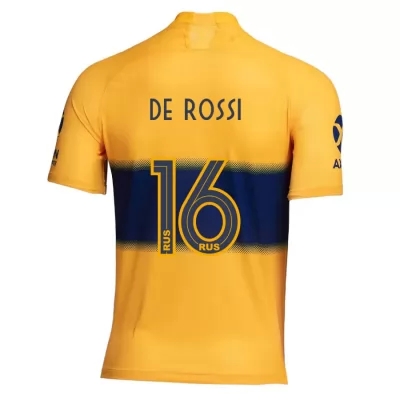 Herren Fußball Daniele De Rossi 16 Auswärtstrikot Gelb Trikot 2019/20 Hemd