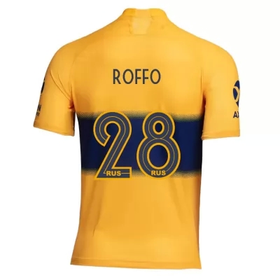 Herren Fußball Manuel Roffo 28 Auswärtstrikot Gelb Trikot 2019/20 Hemd