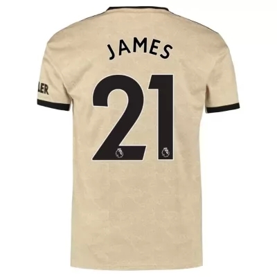 Herren Fußball James Man Utd 21 Auswärtstrikot Champagner Trikot 2019/20 Hemd