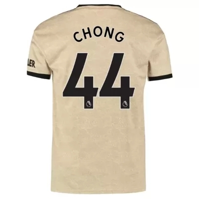 Herren Fußball Tahith Chong 44 Auswärtstrikot Champagner Trikot 2019/20 Hemd