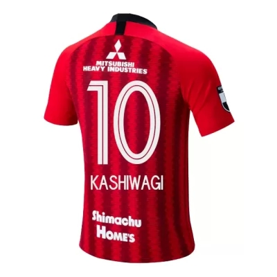 Herren Fußball Yosuke Kashiwagi 10 Heimtrikot Rot Trikot 2019/20 Hemd