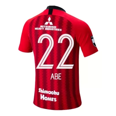 Herren Fußball Yuki Abe 22 Heimtrikot Rot Trikot 2019/20 Hemd