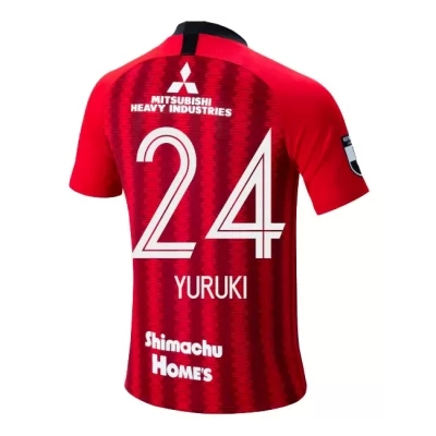Herren Fußball Koya Yuruki 24 Heimtrikot Rot Trikot 2019/20 Hemd
