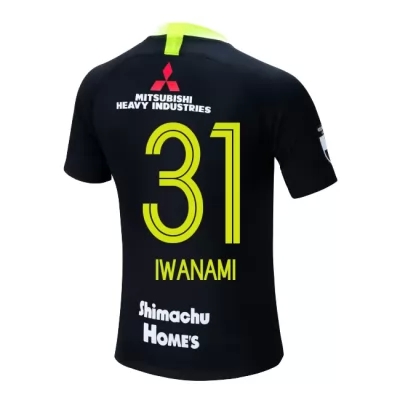 Herren Fußball Takuya Iwanami 31 Auswärtstrikot Schwarz Trikot 2019/20 Hemd