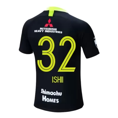 Herren Fußball Ryo Ishii 32 Auswärtstrikot Schwarz Trikot 2019/20 Hemd