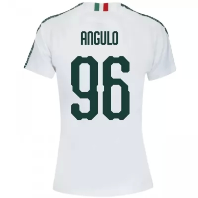 Herren Fußball Ivan Angulo 96 Auswärtstrikot Weiß Trikot 2019/20 Hemd