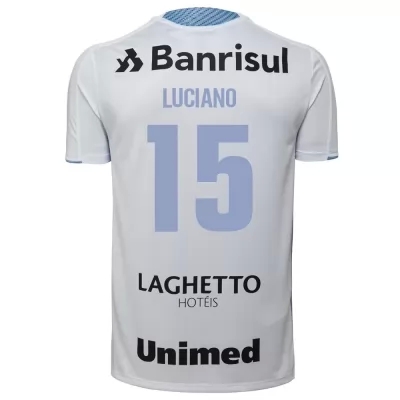Herren Fußball Luciano 15 Auswärtstrikot Weiß Trikot 2019/20 Hemd