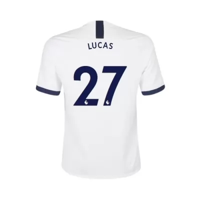 Herren Fußball Lucas Moura 27 Heimtrikot Weiß Trikot 2019/20 Hemd
