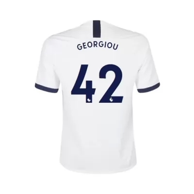 Herren Fußball Anthony Georgiou 42 Heimtrikot Weiß Trikot 2019/20 Hemd