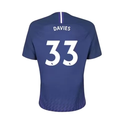 Herren Fußball Ben Davies 33 Auswärtstrikot Königsblau Trikot 2019/20 Hemd