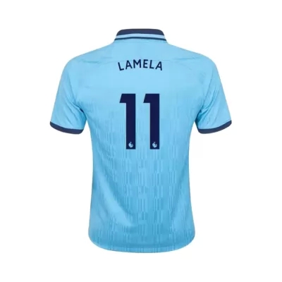 Herren Fußball Erik Lamela 11 Ausweichtrikot Blau Trikot 2019/20 Hemd