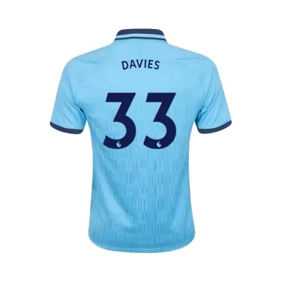 Herren Fußball Ben Davies 33 Ausweichtrikot Blau Trikot 2019/20 Hemd
