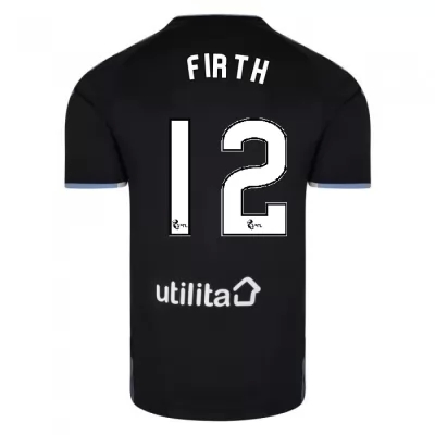 Herren Fußball Andy Firth 12 Auswärtstrikot Schwarz Trikot 2019/20 Hemd