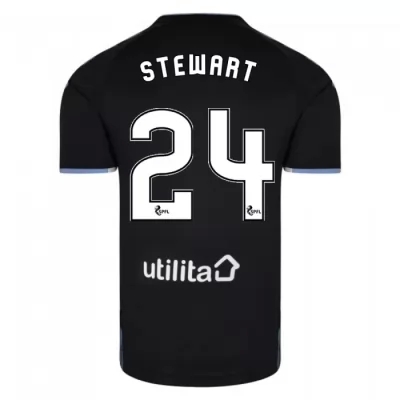 Herren Fußball Greg Stewart 24 Auswärtstrikot Schwarz Trikot 2019/20 Hemd