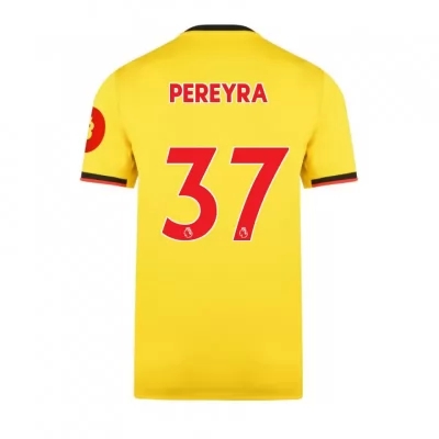 Herren Fußball Roberto Pereyra 37 Heimtrikot Gelb Trikot 2019/20 Hemd