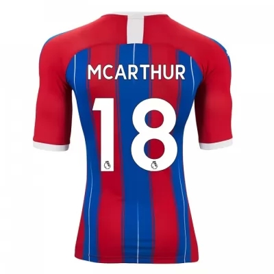 Herren Fußball James Mcarthur 18 Heimtrikot Rot Blau Trikot 2019/20 Hemd