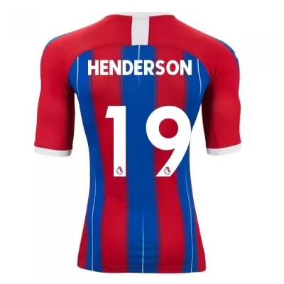 Herren Fußball Stephen Henderson 19 Heimtrikot Rot Blau Trikot 2019/20 Hemd