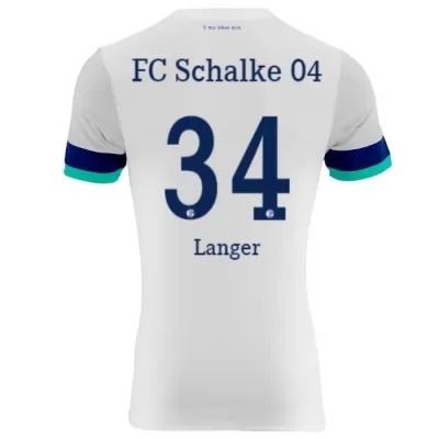 Herren Fußball Michael Langer 34 Auswärtstrikot Weiß Trikot 2019/20 Hemd