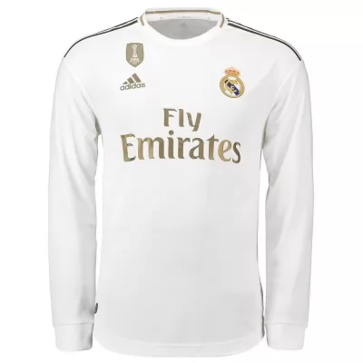 Kinder Fußball Gareth Bale 11 Heimtrikot Weiß Langarmtrikot 2019/20 Hemd