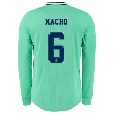 Kinder Fußball Nacho 6 Ausweichtrikot Grün Langarmtrikot 2019/20 Hemd
