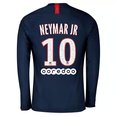 Kinder Fußball Neymar Jr 10 Heimtrikot Königsblau Langarmtrikot 2019/20 Hemd