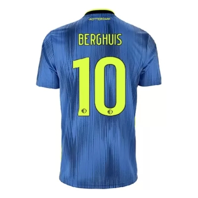Kinder Fußball Steven Berghuis 10 Auswärtstrikot Blau Trikot 2019/20 Hemd
