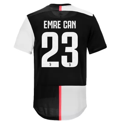 Kinder Fußball Emre Can 23 Heimtrikot Weiß Schwarz Trikot 2019/20 Hemd