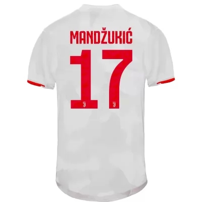 Kinder Fußball Mario Mandzukic 17 Auswärtstrikot Grau Trikot 2019/20 Hemd