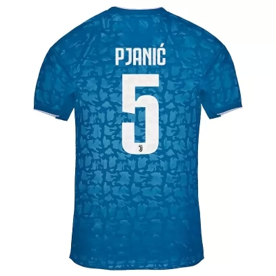 Kinder Fußball Miralem Pjanic 5 Ausweichtrikot Blau Trikot 2019/20 Hemd