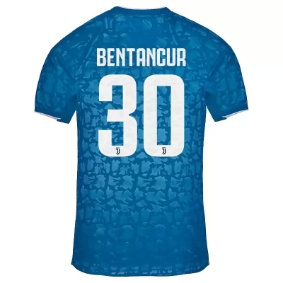 Kinder Fußball Rodrigo Bentancur 30 Ausweichtrikot Blau Trikot 2019/20 Hemd