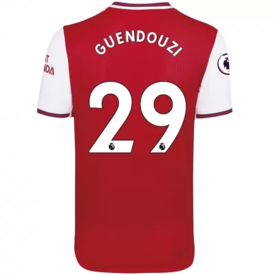 Kinder Fußball Matteo Guendouzi 29 Heimtrikot Rot-weiss Trikot 2019/20 Hemd