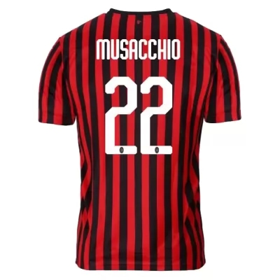 Kinder Fußball Mateo Musacchio 22 Auswärtstrikot Weiß Trikot 2019/20 Hemd