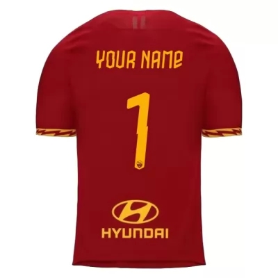 Kinder Fußball Dein Name 0 Heimtrikot Rot Trikot 2019/20 Hemd