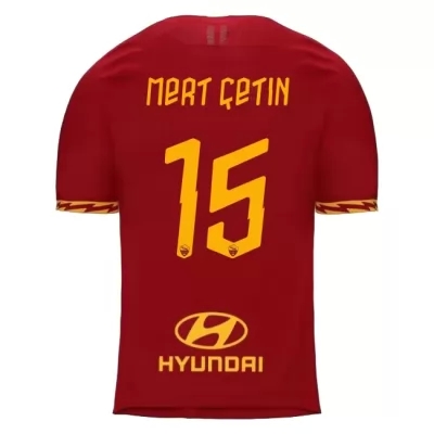 Kinder Fußball Yıldırım Mert Cetin 15 Heimtrikot Rot Trikot 2019/20 Hemd