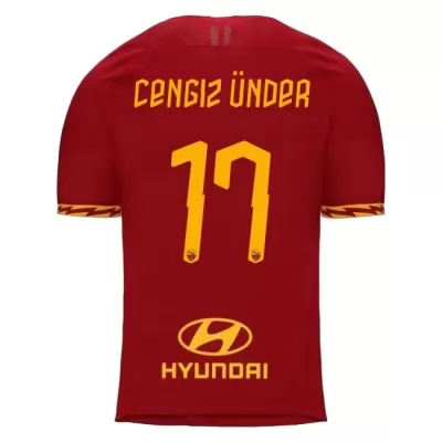 Kinder Fußball Cengiz Under 17 Heimtrikot Rot Trikot 2019/20 Hemd
