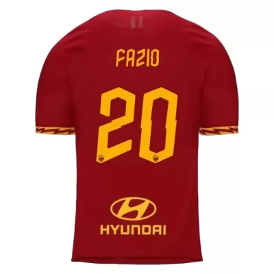 Kinder Fußball Federico Fazio 20 Heimtrikot Rot Trikot 2019/20 Hemd