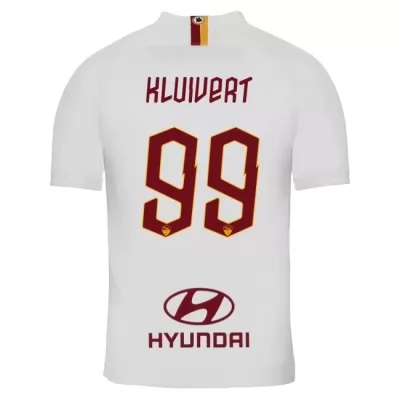 Kinder Fußball Justin Kluivert 99 Auswärtstrikot Weiß Trikot 2019/20 Hemd
