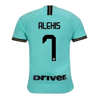 Kinder Fußball Alexis Sanchez 7 Auswärtstrikot Grün Trikot 2019/20 Hemd