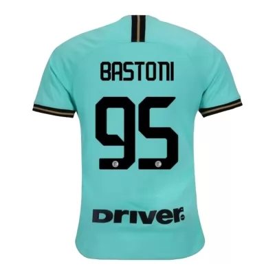 Kinder Fußball Alessandro Bastoni 95 Auswärtstrikot Grün Trikot 2019/20 Hemd